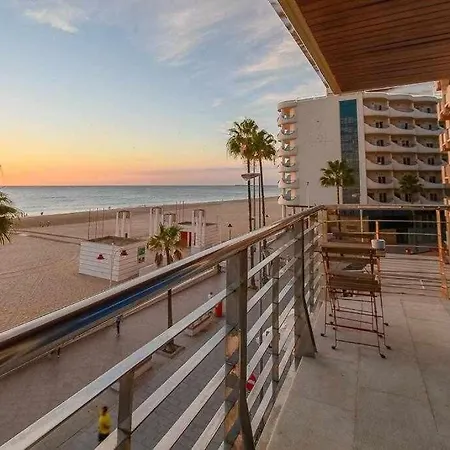Preciado Con Vistas Frontales Al Mar Appartement Cadix