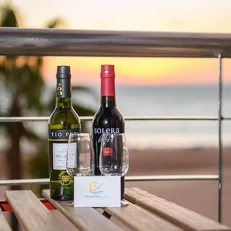 Preciado Con Vistas Frontales Al Mar Appartement Cadix