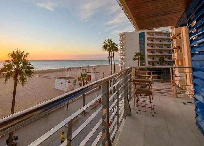 Preciado Con Vistas Frontales Al Mar Appartement Cádiz